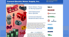 Desktop Screenshot of currentelectricmotor.com